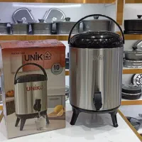کلمن استیل پایه دار(UNIK)شیریدک/10لیترهک شده ارسال