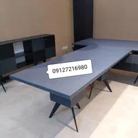 مبل اداری کانتر میز مدیریت آبی وکیوم صندلی انتظار|دفتر کار|چهاردانگه (تهران), |دیوار