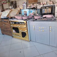 گاز خوراک پزی اجاق گاز طرح فر طلایی