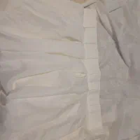 پرده حریر شیری رنگ نو