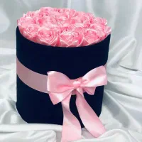 دسته گل روبانی