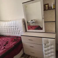 تخت خواب دونفره|تخت و سرویس خواب|مهاجران, |دیوار