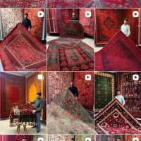 فرش/گندم دنیایی از طرح و رنگ×)