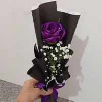 دسته گل روبانی ویژه ولنتاین