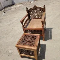 صندلی شاه نشین منبر تاج عربی منبت کاری