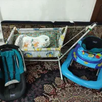 گهواره تا شو همراه با ساک حمل بسیار مقاوم و وسایل|تخت و صندلی بچه|قزوین, |دیوار