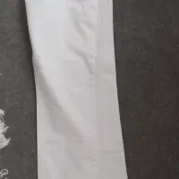 شلوار کتان سفید