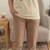 ست تیشرت و شلوار دخترانه و زنانه با عکس تدی