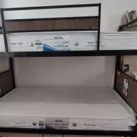 تخت خواب  دو طبقه با تشک مناسب کودک و نوجوان|تخت و سرویس خواب|تهران, ارجمندی راد|دیوار