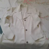 مانتوسبزسایز۴۴ .کت سفیدباشلوار|لباس|پیر بکران, |دیوار