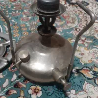 چراغ نفتی بکر و کلکسیونی لنگرنشان با جعبه|کلکسیون اشیاء عتیقه|اسلام‌شهر, شهرک مفیدی|دیوار