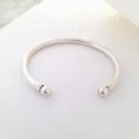 دستبند نقره ۹۲۵ عیار بنگل نقره مردانه|جواهرات|تهران, شهران جنوبی|دیوار