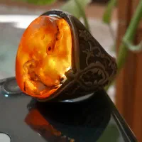 انگشتر عقیق عثمانی رکاب نقره سنگین وزن|کلکسیون اشیاء عتیقه|تاکستان, |دیوار