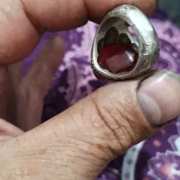 انگشتر نقره تمام قلم عقیق سرخ|جواهرات|تهران, استاد معین|دیوار