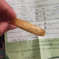 دستبند و طلا شکسته