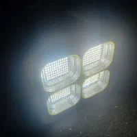 پروژکتور شارژی خورشیدی تقویت شده|لامپ و چراغ|تبریز, |دیوار