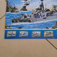 لگو ناو جنگی متحرک ۶۹۳ قطعه|اسباب‌‌بازی|اصفهان, خواجو|دیوار