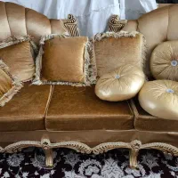 مبلمان ۸ نفره، ویترین پارتیشن، کتیبه پرده|مبلمان خانگی و میز عسلی|اصفهان, جنیران (لادان)|دیوار