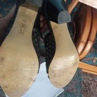 کفش چرمی مشکی تبریز سایز ۳۸ادر حد نو|کیف، کفش، کمربند|اصفهان, اشکاوند|دیوار