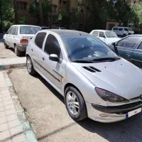 ماشین پژو 206 نقره‌ای تیپ 3 مدل 84