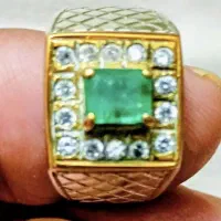 زمرد پنجشیر کریستالی قشنگ خوش رنگ