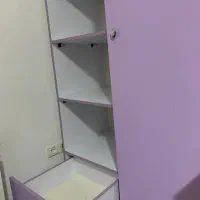 دو عدد تخت و یک کمد و یک پرده پانچی|تخت و سرویس خواب|ساری, |دیوار