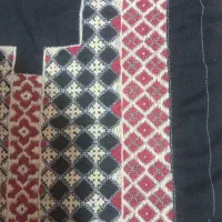 هزار آینه ای دوخت ظریف|لباس|خاش, |دیوار