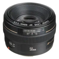 لنز کنون 50 f1.4 انباکس شده نو نو