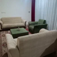 مبل هفت نفره چوبی در حد