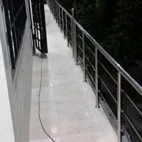 نرده استیل راه پله و تراس|خدمات پیشه و مهارت|کوهدشت, |دیوار