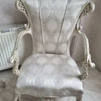 مبل استیل ۷ نفره میز ناهار خوری ۶ نفره|مبلمان خانگی و میز عسلی|ری, فیروزآبادی|دیوار