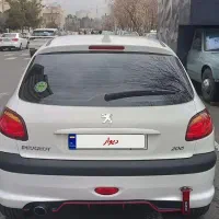 206تیپ2مدل 99 سفید دوپوششه|خودرو سواری و وانت|تهران, امانیه|دیوار