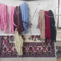 دار قالی با فرش بافته