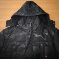 کاپشن چریکی مشکی XXL نو