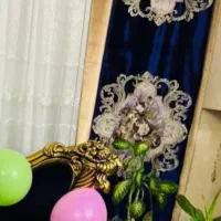 پرده ۴ متری با دو عدد پنل|پرده، رانر، رومیزی|تهران, شهر زیبا|دیوار