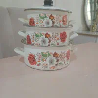 قابلمه لعابی سه تایی قدیمی