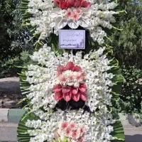 تاج گل ترحیم و تبریک در بازار گل بهشت زهرا|گل و گیاه طبیعی|آفتاب, |دیوار