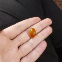 عقیق جزع خرمایی درجه یک اصل همین یدونه مونده