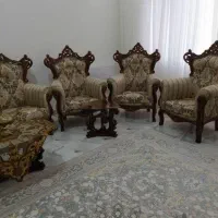 مبلمان سلطنتی با چوب راش ۹نفره