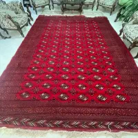 قالی ترکمنی دستباف در حد نو