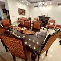 مبلمان ۹نفره استیل+میزناهارخوری۸نفره