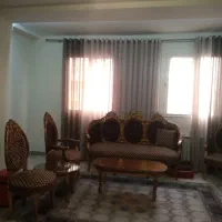 مبل ۹ نفره شیک با ۳ میز بیضی شکل مربوطه