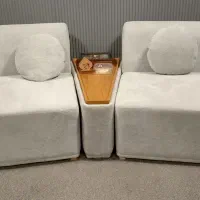 مبل ۴ نفره به همراه کنسول چوبی