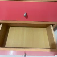 ست تخت و کتابخانه MDF صورتی نوجوان|تخت و سرویس خواب|تهران, سبلان (لشگر)|دیوار