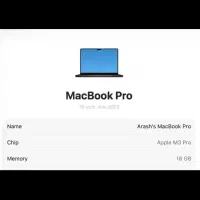MacBook Prom3 18gb . 16inch. november 2023 512gb|رایانه همراه|تهران, جماران (نیاوران)|دیوار