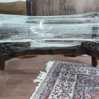 جلو مبلی و عسلی چوب|مبلمان خانگی و میز عسلی|اندیمشک, |دیوار