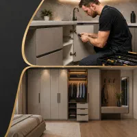 تعمیرات کابینت و کمد دیواری