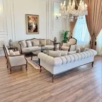 مبل کلاسیک سه گل فرانسوی تولیدی مبل آسایش|مبلمان خانگی و میز عسلی|اردبیل, |دیوار