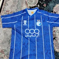 پیراهن استقلال آبی طرح جدید