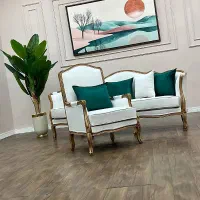 سرویس مبلمان کلاسیک مدل فرانسوی|مبلمان خانگی و میز عسلی|شاهدشهر, |دیوار